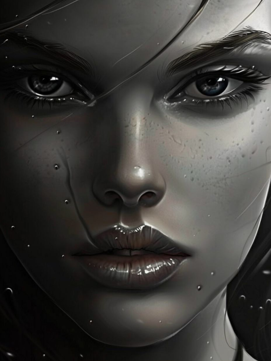 Fragile Porcelain Soul Portrait - Image 2