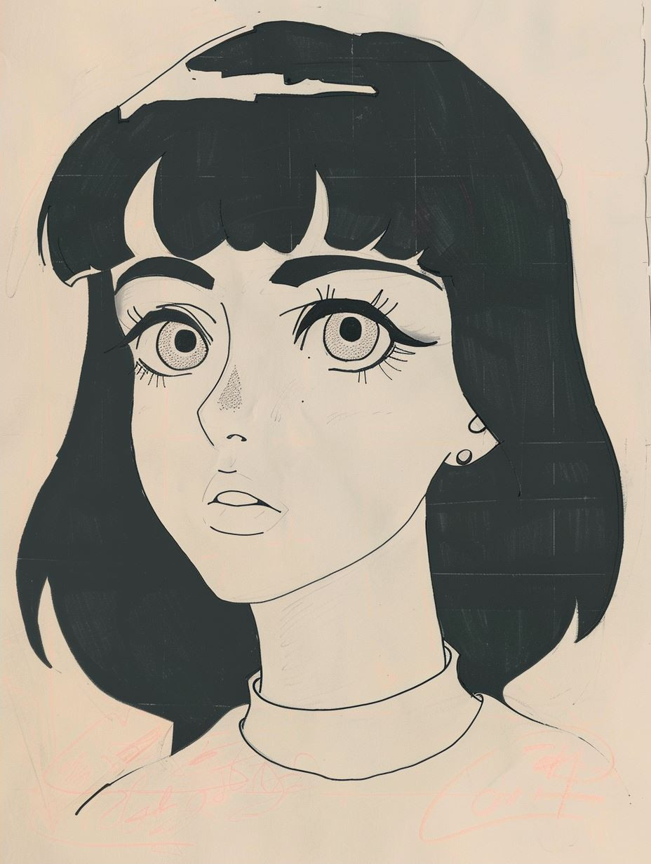 Abstract Modernist Portrait Study