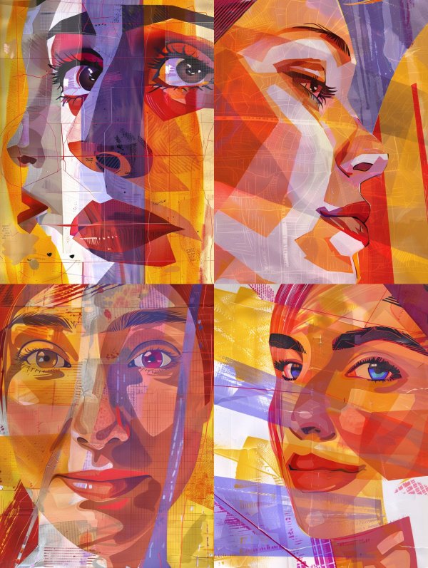 Fragmented Gaze of Digital Soul