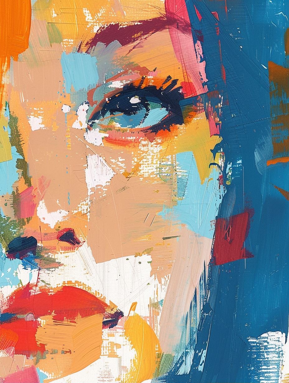 Abstract Prism Portrait - Image 1