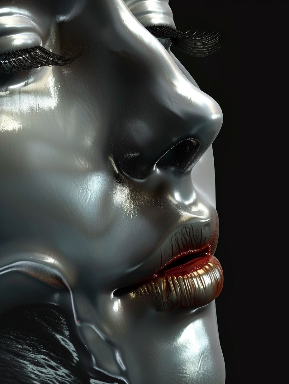 Glossy Porcelain Muse