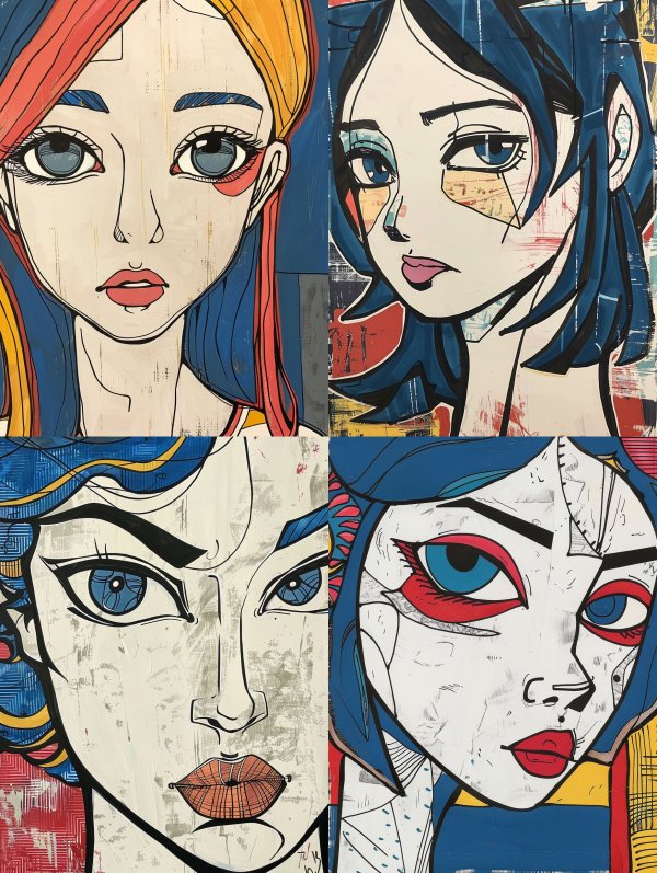 Chromatic Pop Portrait
