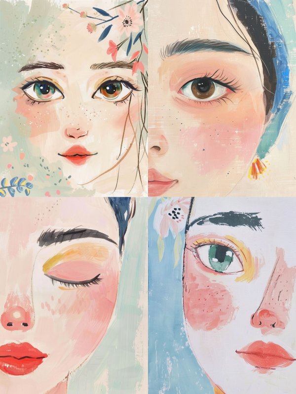 Ethereal Floral Dream Portrait