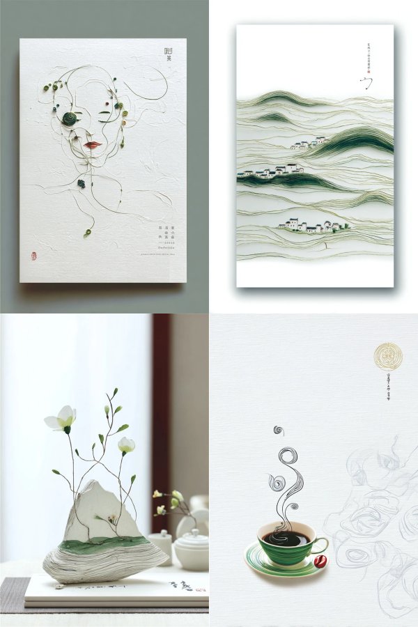 Botanical Thread Portrait