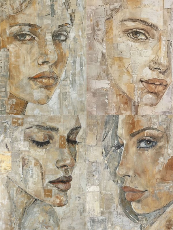 Ethereal Ochre Portrait