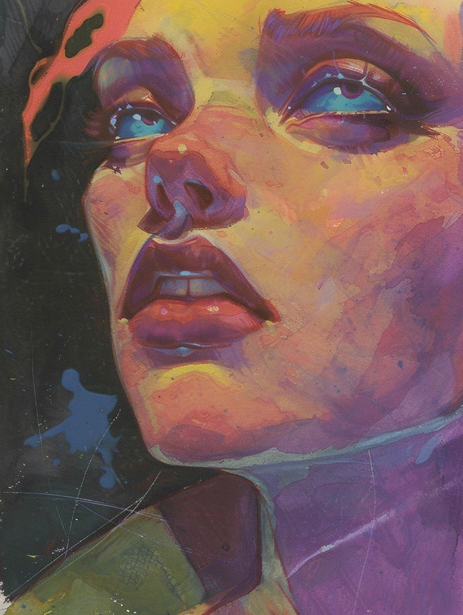 Prismatic Dream Portrait