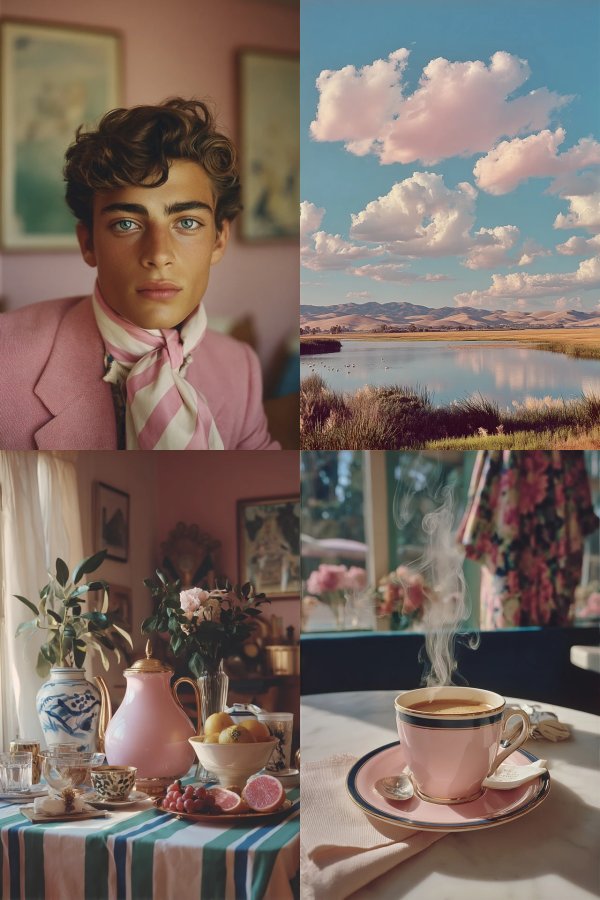 Pastel Elegance Portrait