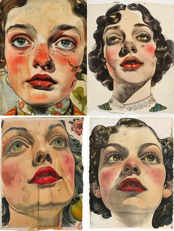 Vintage Ink Nostalgia