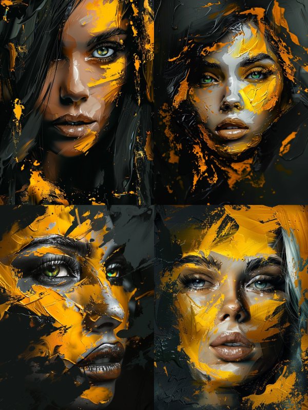 Golden Strokes of Urban Elegance