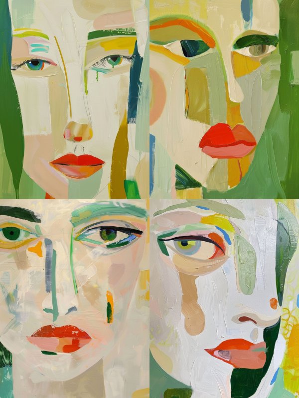 Abstract Prism Portrait