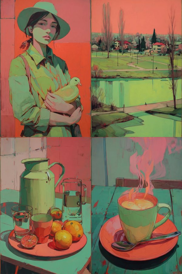 Neon Pastel Wanderer