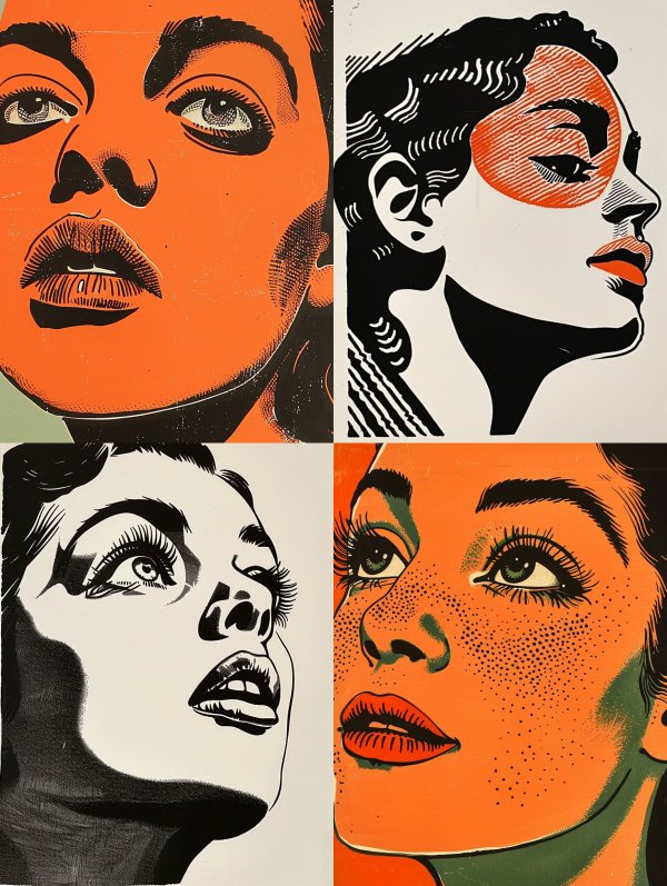 Vibrant Pop Art Portrait