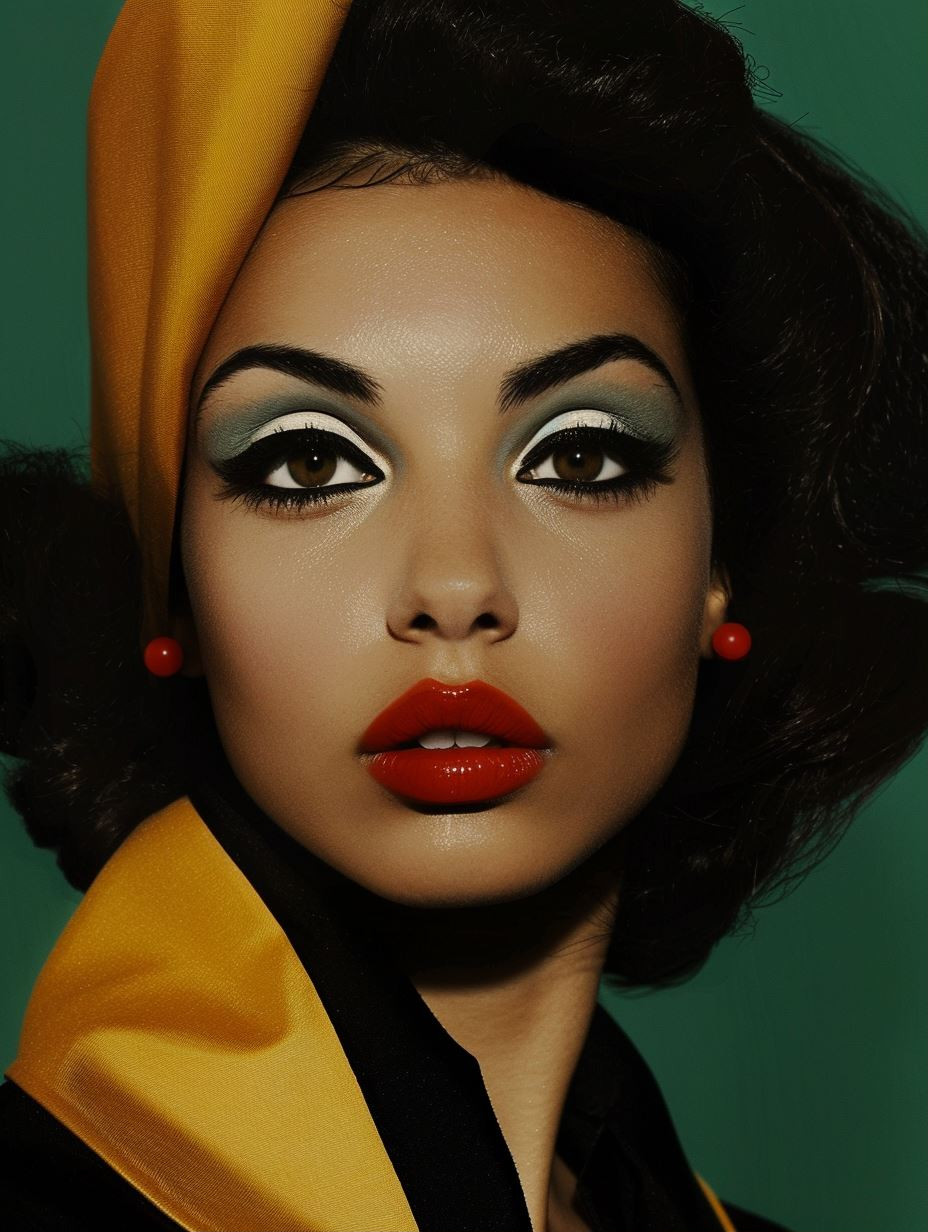 Vintage Glamour in Golden Silk