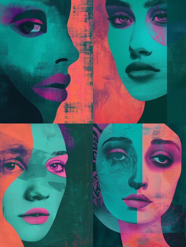 Neon Noir Portrait