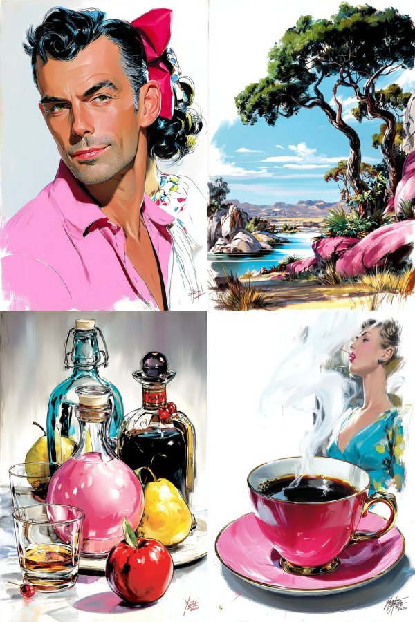 Vibrant Masculine Elegance