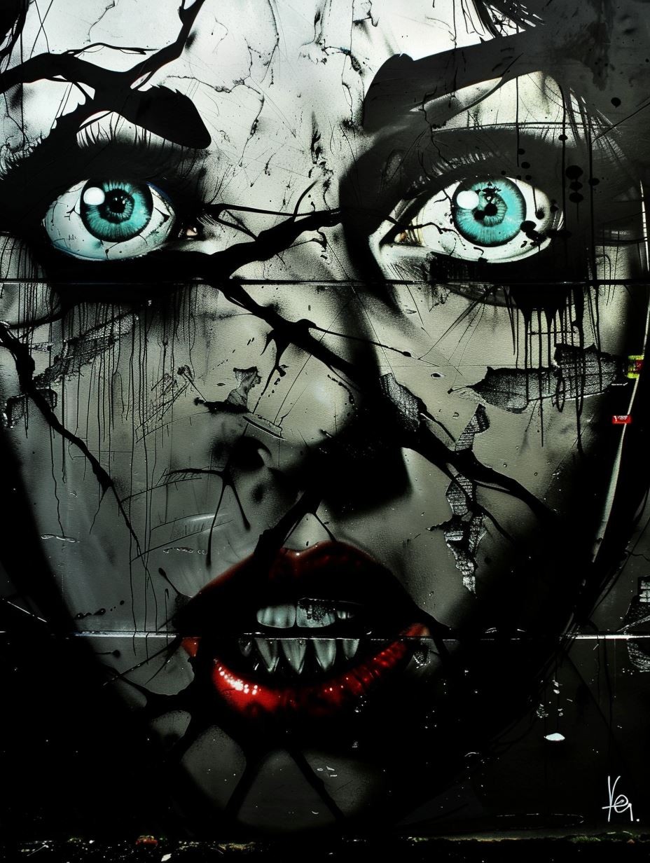 Dark Gothic Noir Portrait