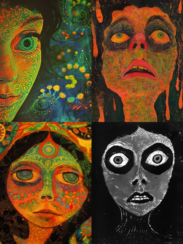 Neon Psychedelic Vision