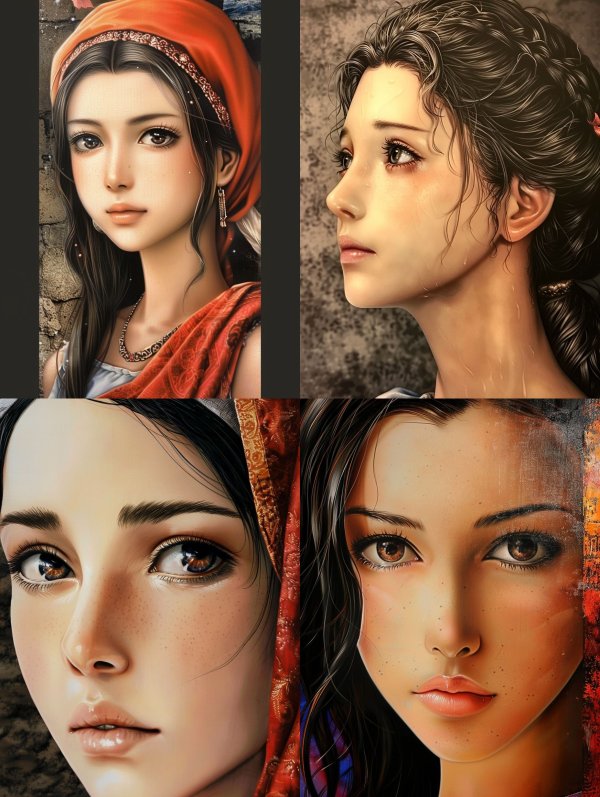 Ethereal Desert Beauty Portrait