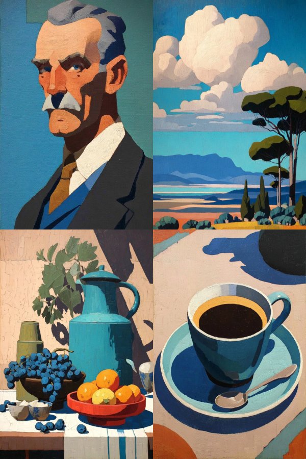 Vintage Formalist Portrait
