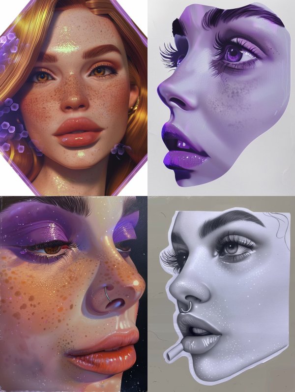 Ethereal Digital Portraiture Study