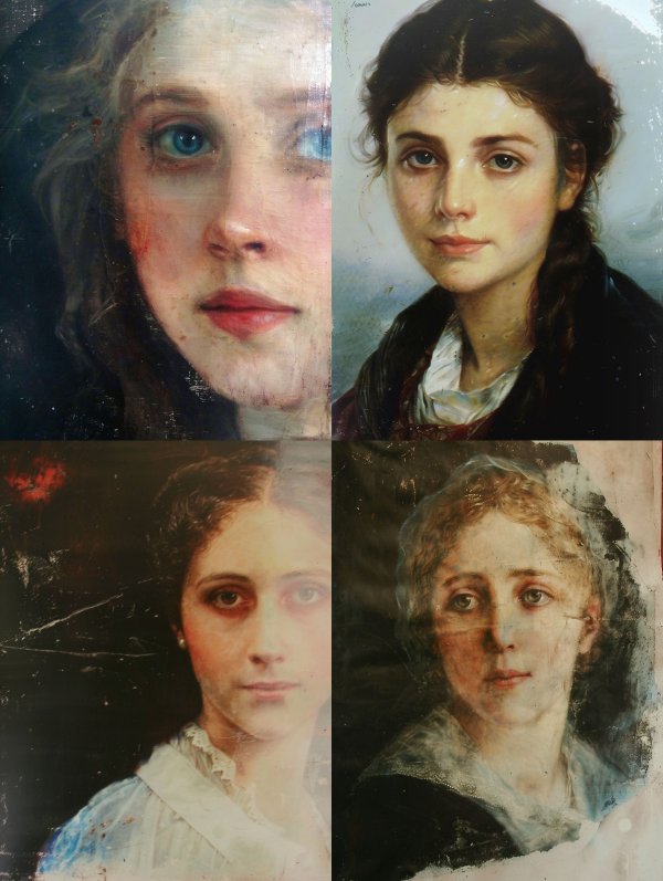 Ethereal Gaze of Faded Memory