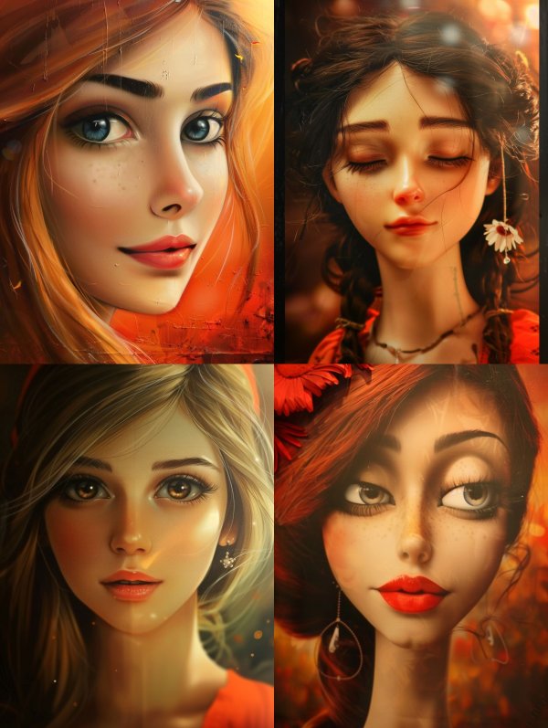 Amber Glow Portrait