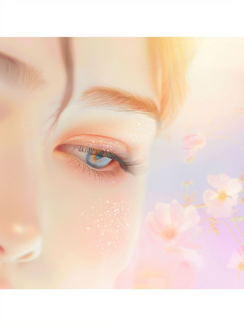 Ethereal Pastel Dream Portrait
