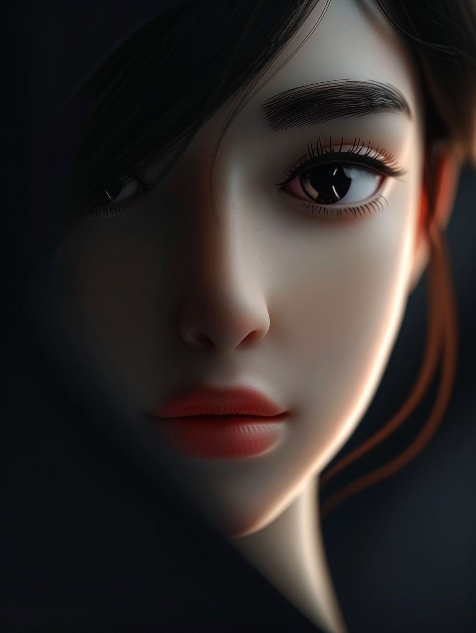 Ethereal Glow Hyper-Realistic Portrait