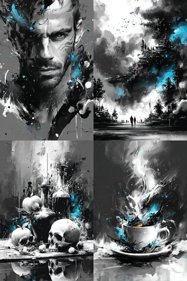 Azure Fragment Portrait