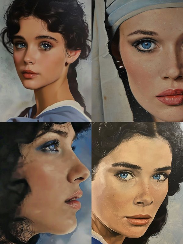 Ethereal Gaze in Soft Light