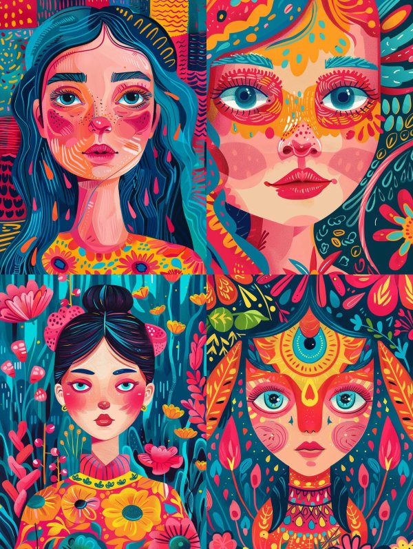 Prismatic Dream Portrait 3