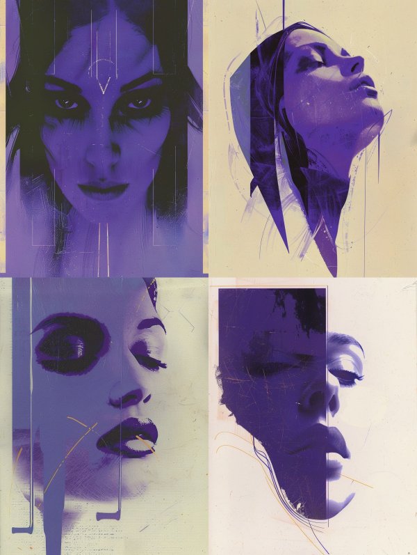 Violet Digital Ghost
