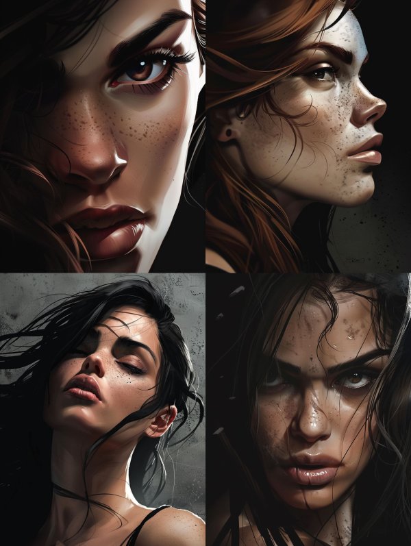 Ethereal Gaze with Sun-Kissed Freckles