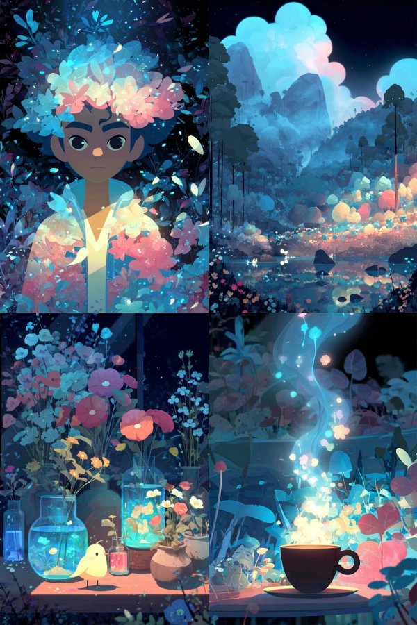 Celestial Floral Dream