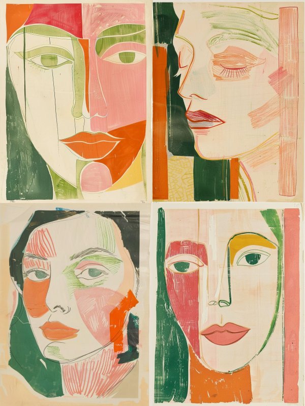 Abstract Prism Portrait 2