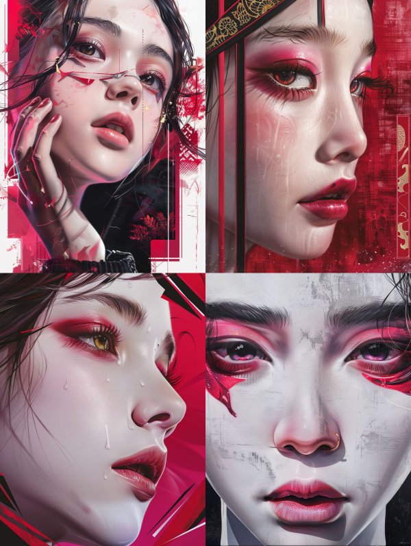 Crimson Glitch Ethereal