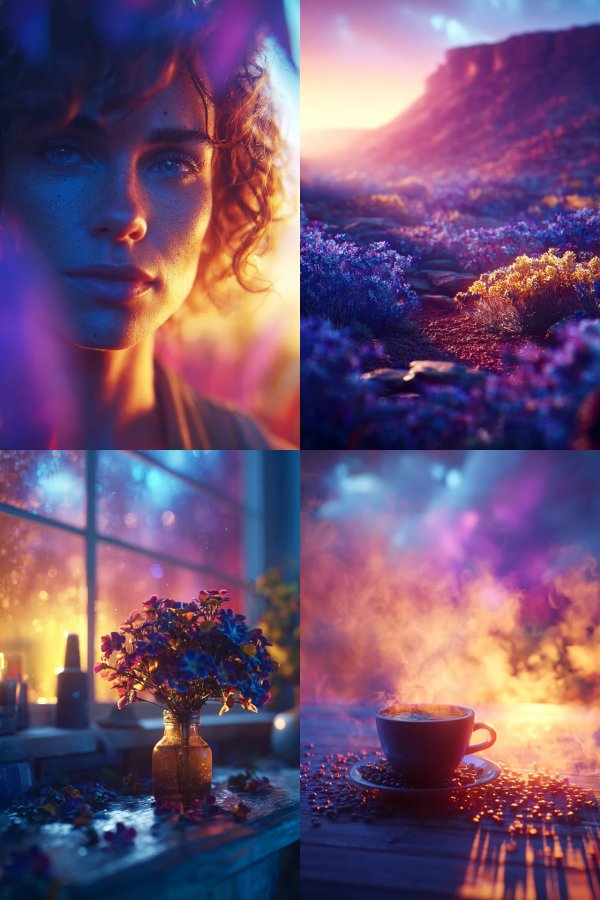 Neon Twilight Radiance