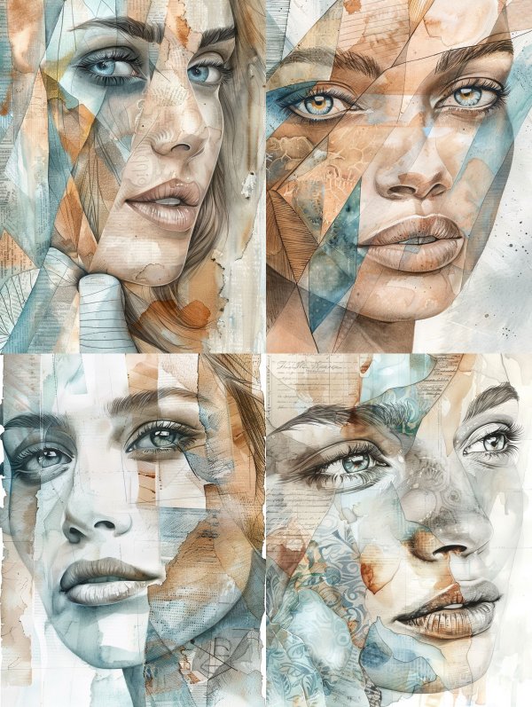 Fragmented Soul Collage