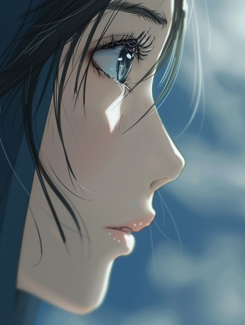 Ethereal Gaze of Midnight Ink