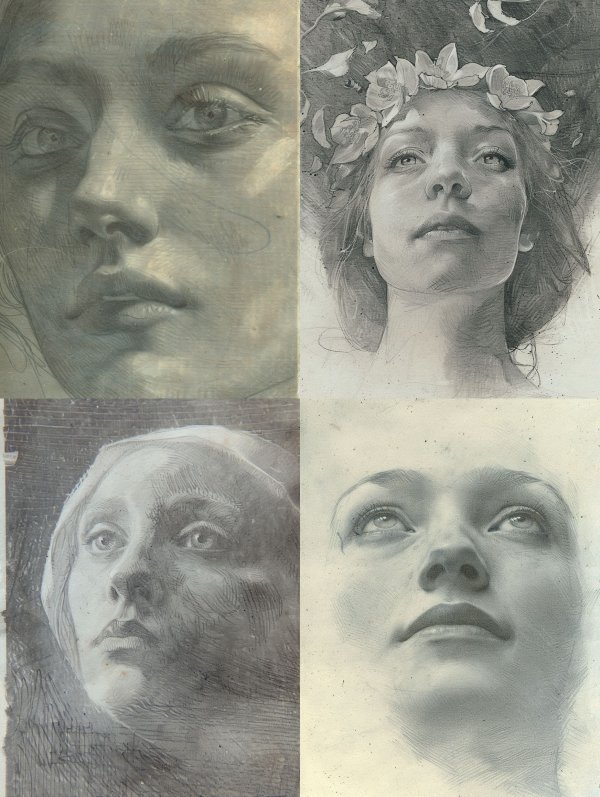 Ethereal Charcoal Portrait Study