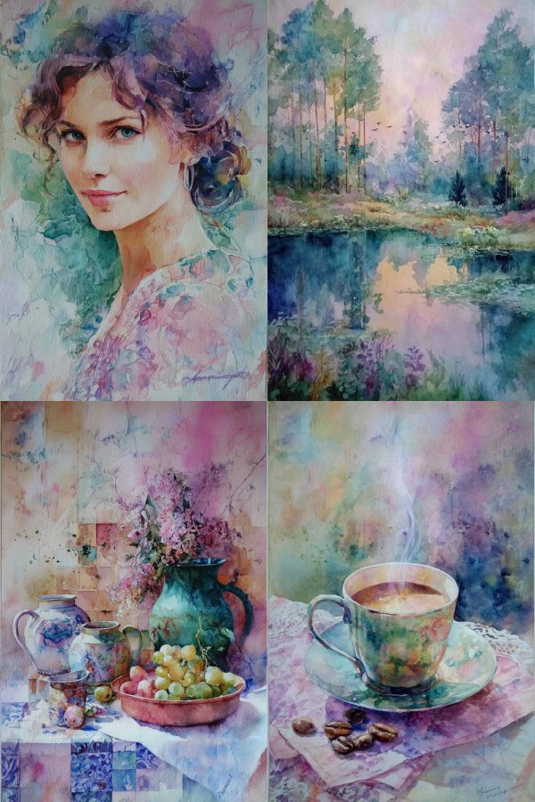 Pastel Dream Portrait