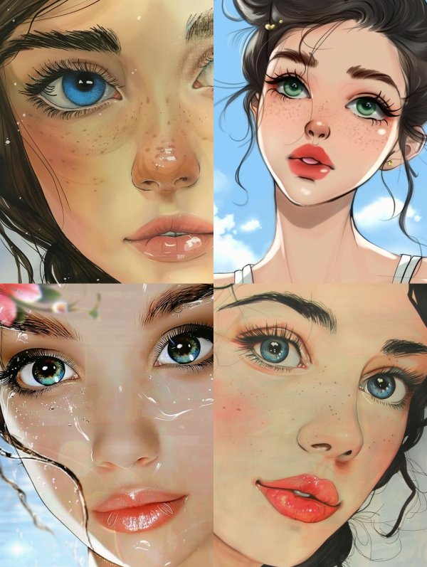 Ethereal Digital Portraiture Study
