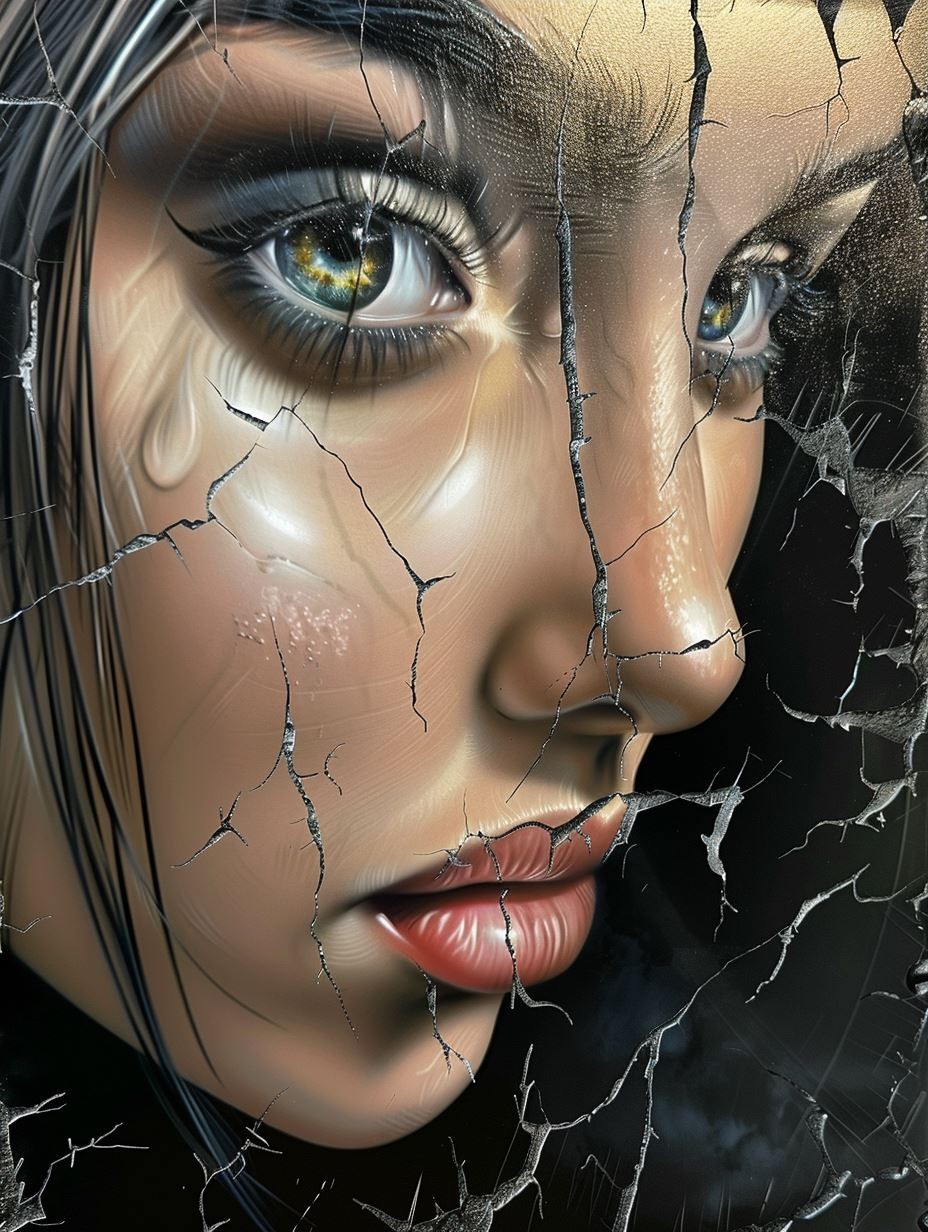 Glossy Porcelain Muse