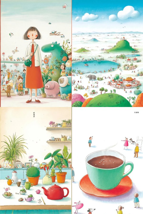 Whimsical Pastel Dreamscape