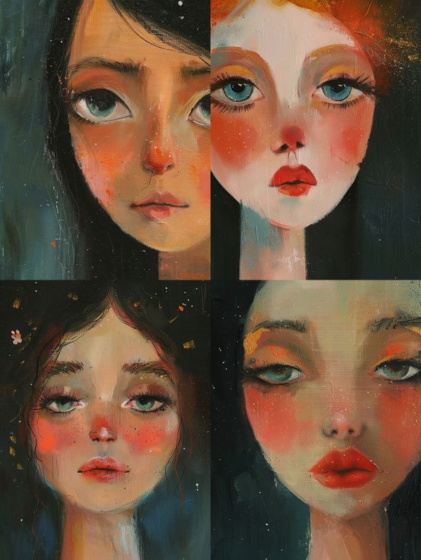 Ethereal Portraits of Melancholy Beauty
