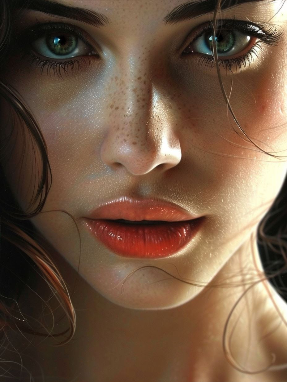 Hyper-Realistic Ethereal Portrait Study