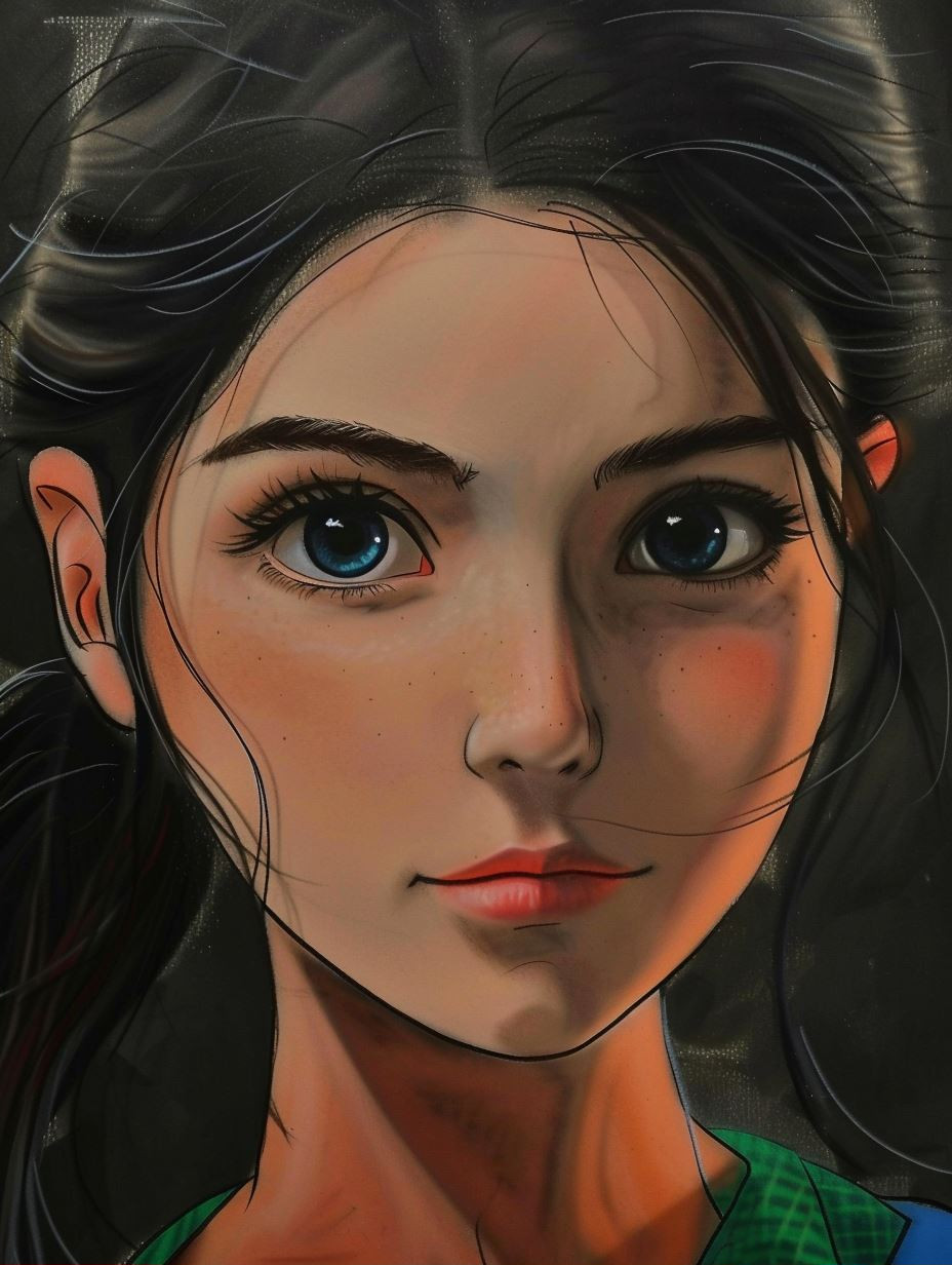 Heterochromatic Gaze in Oil