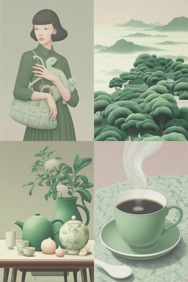 Serene Sage Elegance