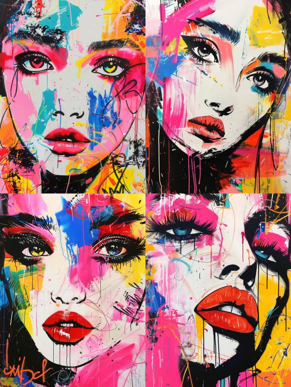 Neon Soul Splatter