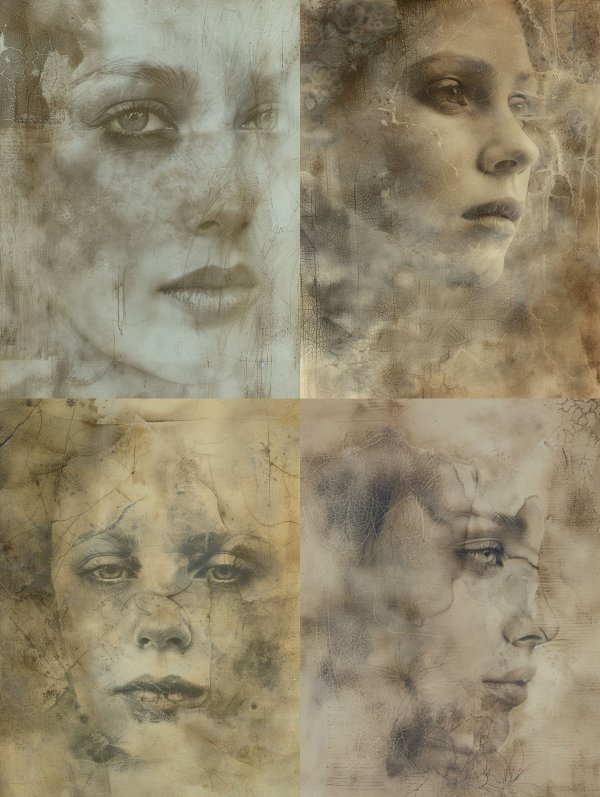 Ethereal Antique Portrait